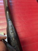 HOPKINS & ALLEN ARMS COMPANY DOUBLE BARREL 12 GA - Image 10 of 12