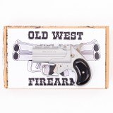 OLD WEST DERRINGER SHORT BORE SATIN/BLACK GRIPS .380 ACP - Image 3 of 3