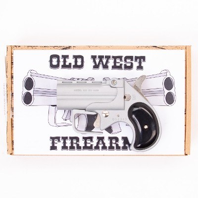 OLD WEST DERRINGER SHORT BORE SATIN/BLACK GRIPS .380 ACP - Image 3 of 3