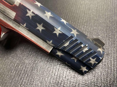 CITADEL 1911 A1 Government 45 ACP Full Size with American Flag .45 ACP - Image 3 of 7