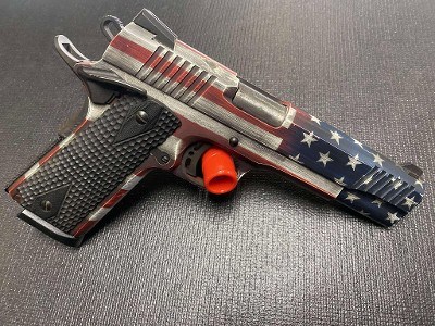CITADEL 1911 A1 Government 45 ACP Full Size with American Flag .45 ACP - Image 1 of 7