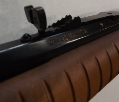 HENRY PUMP ACTION .22 WMR - Image 6 of 14