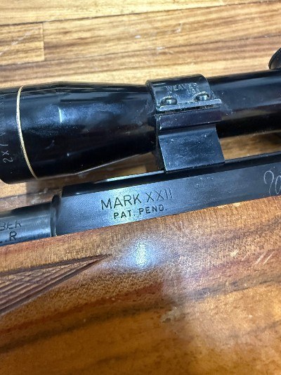 WEATHERBY MARK XXII W/Scope. No Mag. .22 LR - Image 9 of 10