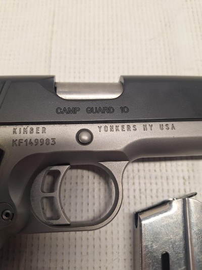 KIMBER 1911 CAMP GUARD 10 10mm Auto - Image 2 of 7