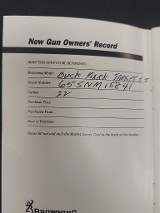 BROWNING BUCK MARK TARGET .22 LR - Image 10 of 11