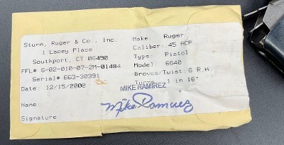 RUGER P97DC .45 ACP - Image 2 of 8