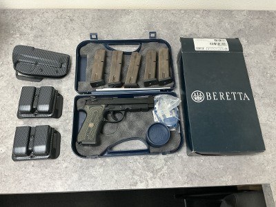 BERETTA 92G BRIGADIER WILSON TACTICAL 9MM LUGER (9x19 PARA) - Image 1 of 4