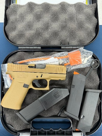 GLOCK G43X [COYOTE BROWN] 9MM LUGER (9x19 PARA) - Image 1 of 6