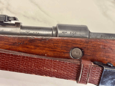 MAUSER Oberndorf Kar98 "42" 8mm Mauser 1939 WaA63 All Matching w/Cleaning Rod & Muzzle Protector 8MM MAUSER - Image 14 of 24