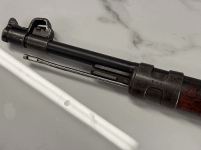 MAUSER Oberndorf Kar98 "42" 8mm Mauser 1939 WaA63 All Matching w/Cleaning Rod & Muzzle Protector 8MM MAUSER - Image 19 of 24