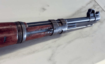 MAUSER Oberndorf Kar98 "42" 8mm Mauser 1939 WaA63 All Matching w/Cleaning Rod & Muzzle Protector 8MM MAUSER - Image 6 of 24