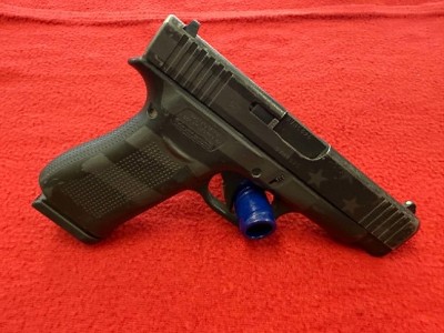 GLOCK 48 G48 CUSTOM CERAKOTE JOB AMERICAN FLAG 9MM LUGER (9x19 PARA) - Image 1 of 7