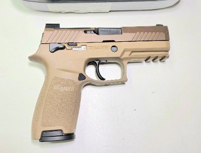 SIG SAUER TWO TONE PRE-OWNED SIG P320 CHAMBERED IN 9MM 9MM LUGER (9x19 PARA) - Image 1 of 2