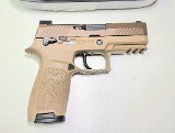 SIG SAUER TWO TONE PRE-OWNED SIG P320 CHAMBERED IN 9MM 9MM LUGER (9x19 PARA) - Image 1 of 2
