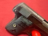 COLT MODEL M1908 MADE 1921 HAMMERLESS .25 AUTO .25 - Image 2 of 7