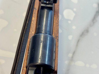 MAUSER Oberndorf Kar98 8mm BYF41 1941 WaA655 Capture Marked 8MM MAUSER - Image 9 of 24