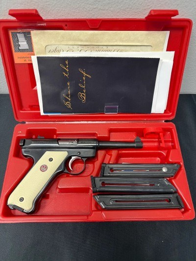 RUGER MKII NRA LIMITED EDITION .22 LR - Image 1 of 4