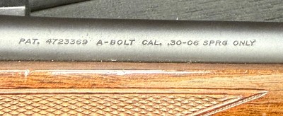 BROWNING A-BOLT .30-06 SPRG - Image 4 of 5