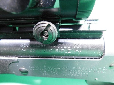 NEW ENGLAND FIREARMS CO. SS1Y22 .22 LR - Image 4 of 7