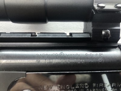NEW ENGLAND FIREARMS CO. Handi rifle .223 REM - Image 20 of 21