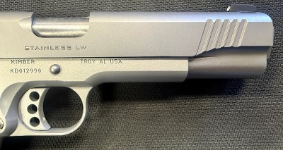 KIMBER STAINLESS LW .45 ACP - Image 4 of 9