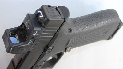 GLOCK EXCELLENT GLOCK 43X MOS 9MM 3.4" BBL 15+1 SHIELD ARMS MAG W/ RMR CC RED DOT 9MM LUGER (9x19 PARA) - Image 6 of 7