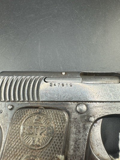 ASTRA FIRECAT .25 PISTOL 25 Auto - Image 3 of 3