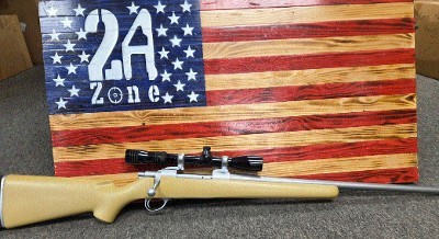 SAKO Sako L61r, Bolt Action, 24In Barrel ,Caliber 270, Stainless Steel Finish, Redfield 3x-9x scope, .270 WIN - Image 1 of 1