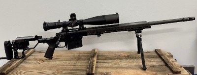 CHRISTENSEN ARMS Christensen Arms .338 Lapua, Model 14, Black, 26", Nightforce Beast Scope, Atlas Bipod, 1 Mag, Surefire Muzzle Break Unknown - Image 1 of 2