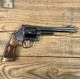 SMITH & WESSON Smith & Wesson Model 29-10, 6.5" Barrel, 44 Magnum, Double Action, OEM Wood Grips, OEM Case, Wooden Display Case .44 Magnum - Image 1 of 1