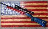 BSA Birmingham Small Arms Martini Cadet, 22 Hornet, Single Shot Rifle, 21.5" Barrel, Black w/ Custom Painted Stock. Comes with Tasco 6-24x Scope - Image 2 of 2
