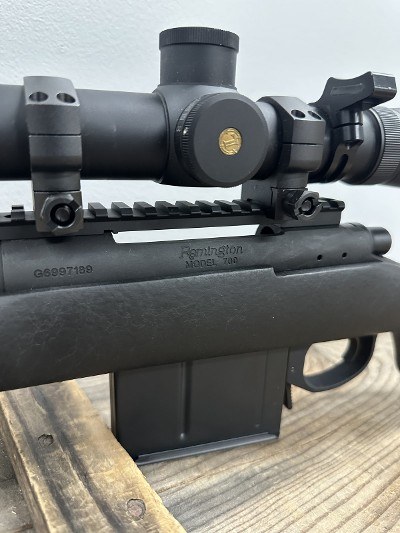 REMINGTON Remington Model 700 Police, Leupold VX-6 Rifle Scope 7-42x 56mm, 25" Barrel, Bolt Action, Rifle, Includes 1 Magazine Unknown - Image 4 of 4