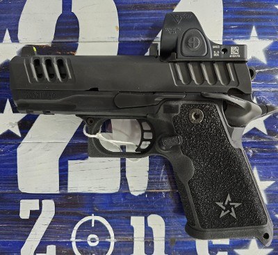 STACCATO STACCATO HD C3.6, TRIJICON SRO 5.0 MOA, SEMI AUTO, BLACK. 3.6", OEM BAG Unknown - Image 2 of 2