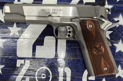 SPRINGFIELD ARMORY Springfield Armory 1911A1 Loaded Target 9mm Semi Auto Pistol, 5" Stainless 9MM LUGER (9x19 PARA) - Image 2 of 2