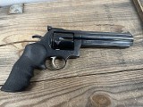 DAN WESSON FIREARMS Dan Wesson 44, DA Revolver, .44Magnum, Black, 6", Gun Case 44Magnum - Image 1 of 3