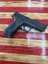 SMITH & WESSON Smith and Wesson MP 40, 40 S&W, OD Green Frame, 4.25" Barrel, 2 Tone, No Thumb Safety, (2) 10 Round Mags, OEM case & lock, - Image 1 of 2