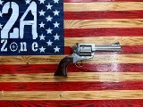 RUGER Ruger, New Model Super Blackhawk, Single Action, 44 REM MAG, 4.6" Barrel, Stainless, OEM Case, OEM Lock Unknown - Image 1 of 1