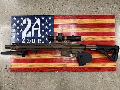 RADIAN WEAPONS Radian, A-DAC 15, FDE, 16" Barrel, 556, Trijicon 1-8, Ambi Lower, Bipod, Fin Grip, HandStop, Q Blast Deflector, Semi-Auto Unknown - Image 1 of 2