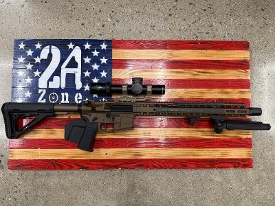 RADIAN WEAPONS Radian, A-DAC 15, FDE, 16" Barrel, 556, Trijicon 1-8, Ambi Lower, Bipod, Fin Grip, HandStop, Q Blast Deflector, Semi-Auto Unknown - Image 2 of 2