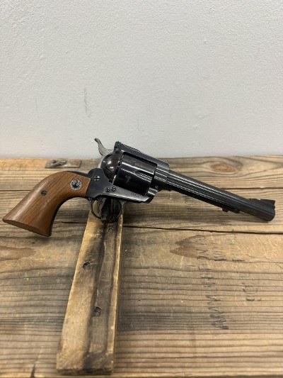 RUGER Ruger Blackhawk, .357cal, 6.5" Barrel, 6 Rounds, Blued, Wood Grips, Soft Sidekick Holster Unknown - Image 2 of 2