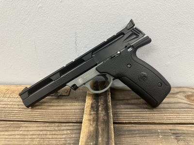 SMITH & WESSON Smith & Wesson 22A-1, .22 Long Rifle, 5.5" Barrel, 10+1 Capacity, Black, Rubber Grip Unknown - Image 2 of 2