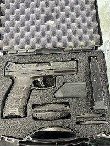 HECKLER & KOCH Heckler & Koch 700009A5 VP9 *MA Compliant 9mm Luger Double 4.09" 10+1 Black Interchangeable Backstrap Grip Black Slide 9MM LUG - Image 1 of 1