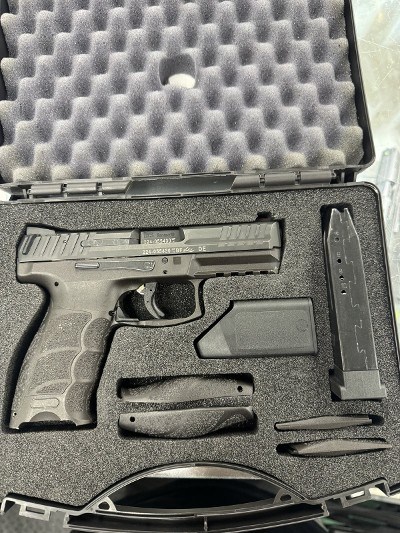 HECKLER & KOCH Heckler & Koch 700009A5 VP9 *MA Compliant 9mm Luger Double 4.09" 10+1 Black Interchangeable Backstrap Grip Black Slide 9MM LUG - Image 1 of 1