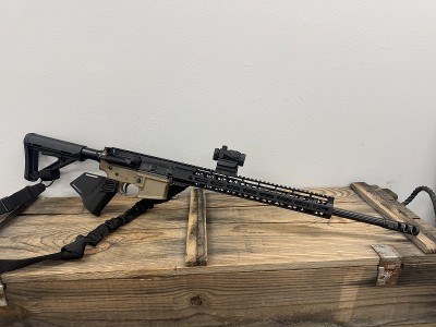 AERO PRECISION Aero Precision X15 Semi Automatic Rifle, .223 Wylde, Featureless Configuration, FDE Lower, Black Upper, Generic 1x Optic, 10 + 1 Capaci - Image 2 of 2