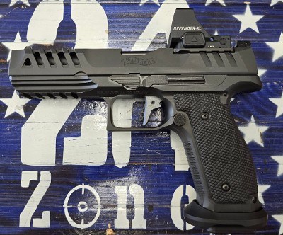 WALTHER Walther Arms PDP SF Match 9mm Semi Auto Pistol, Black 5" Vortex Defender XL 9MM LUGER (9x19 PARA) - Image 2 of 2