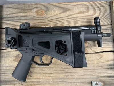 ZENITH FIREARMS Zenith Firearms, ZF5-P, Semi Auto, 9mm, 6", Black, OEM Black Gun Bag, Folding Stock, Maglocked 9MM LUGER (9x19 PARA) - Image 3 of 4