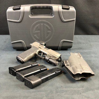 SIG SAUER P365 LEGION AXG 9MM 17+1 9MM LUGER (9x19 PARA) - Image 1 of 11