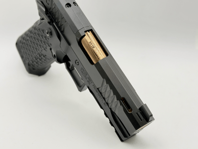 JACOB GREY FIREARMS TWC HEXPISTOL Ported Barrel and Slide - MIDNIGHT BLACK, Rose Gold Barrel, 2 - Magazines 9MM LUGER (9x19 PARA) - Image 3 of 3
