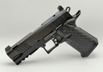 JACOB GREY FIREARMS TWC HEXPISTOL Ported Barrel and Slide - MIDNIGHT BLACK, Rose Gold Barrel, 2 - Magazines 9MM LUGER (9x19 PARA) - Image 2 of 3