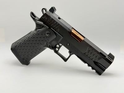 JACOB GREY FIREARMS TWC HEXPISTOL Ported Barrel and Slide - MIDNIGHT BLACK, Rose Gold Barrel, 2 - Magazines 9MM LUGER (9x19 PARA) - Image 1 of 3